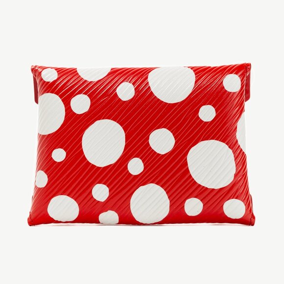 Louis Vuitton x Yayoi Kusama Kirigami Red Epi Dotted Pochette - Picture 4 of 10